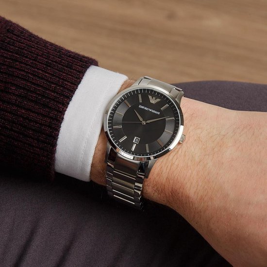 Montre masculine argentee Emporio Armani AR2457 bol