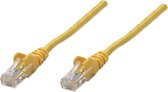 Intellinet Cat5e UTP 0.45m netwerkkabel 0,5 m U/UTP (UTP) Geel