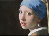 Placemat - Meisje met de parel - Girl with the Pearl Earring - Bekking & Blitz - Kunst - Museum -,Johannes Vermeer, Mauritshuis Den Haag