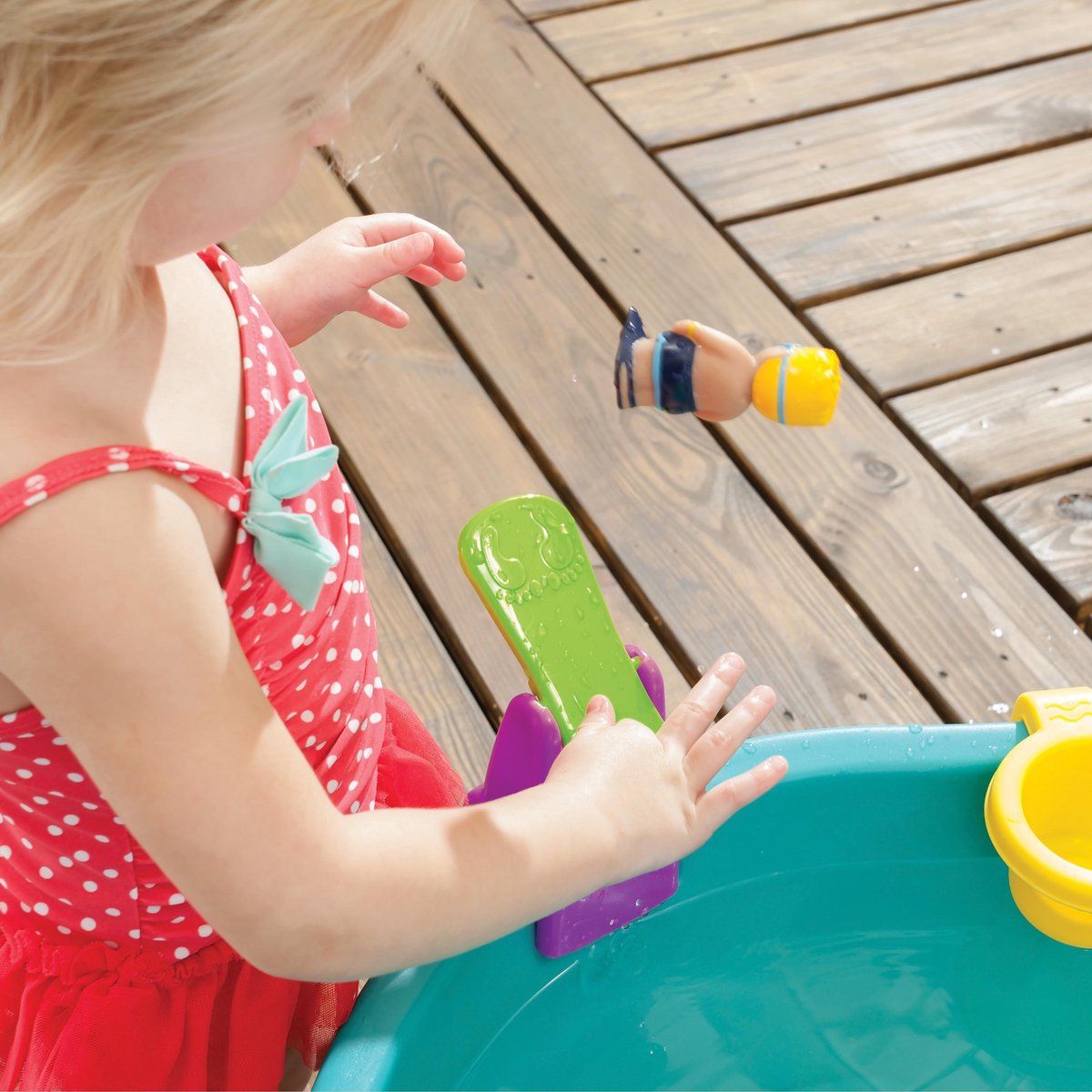 Step2 Splish Splash Watertafel - Met 10 accessoires - Waterspeelgoed voor kind - Activiteitentafel met water voor de tuin / buiten — afbeelding 3