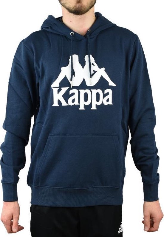 Foto: Kappa taino hooded 705322 821 mannen marineblauw sporttrui casual maat m