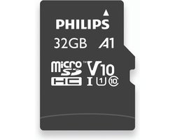 Philips FM32MP45B - Micro SDHC kaart 32GB incl. adapter - Class 10 - UHS-I U1