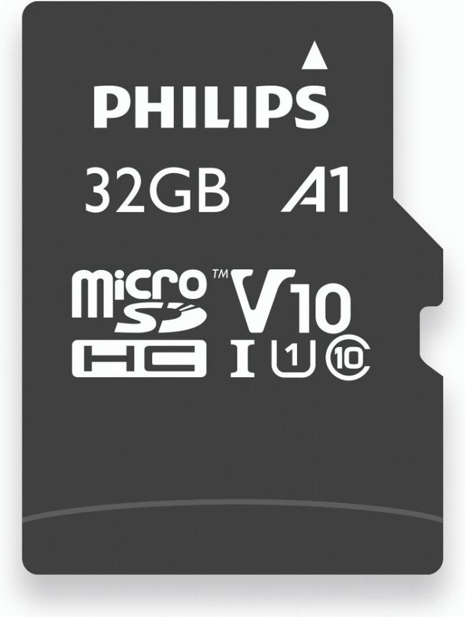 Philips FM32MP45B - Micro SDHC kaart 32GB incl. adapter - Class 10 - UHS-I U1