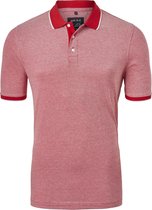 MARVELIS modern fit poloshirt - rood melange -  Maat: M