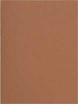 10x FLASH 80 - Pak van 100 inlegmappen, Chocoladebruin