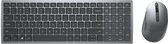 DELL KM7120W toetsenbord RF-draadloos + Bluetooth AZERTY Frans Grijs, Titanium