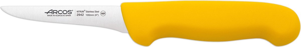 Arcos 2900 serie Uitbeenmes geel 10cm HACCP-NSF