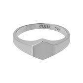 CLUSE 925 Sterling Zilveren Essentielle Hexagon Ring  (Maat: 56) - zilver