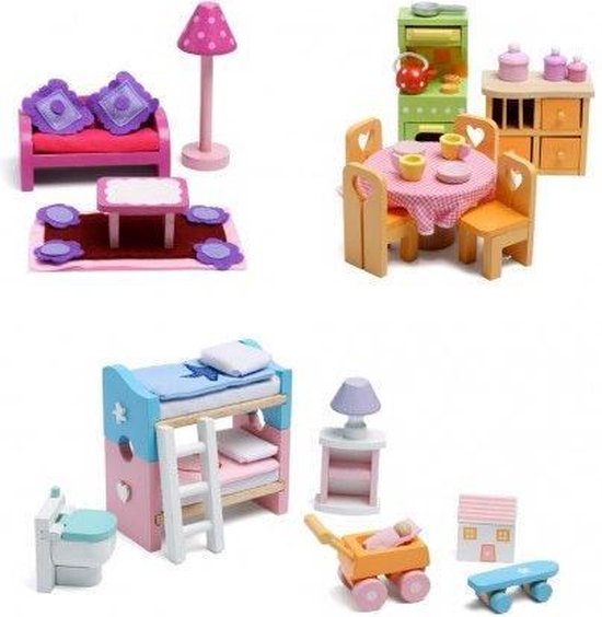 Le Toy Van Poppenhuismeubels Deluxe - Hout van Le Toy Van — afbeelding 3