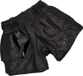 Venum Giant Muay Thai Short - Full Black - Zwart - M