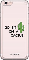 iPhone 6/6s siliconen hoesje - Go sit on a cactus