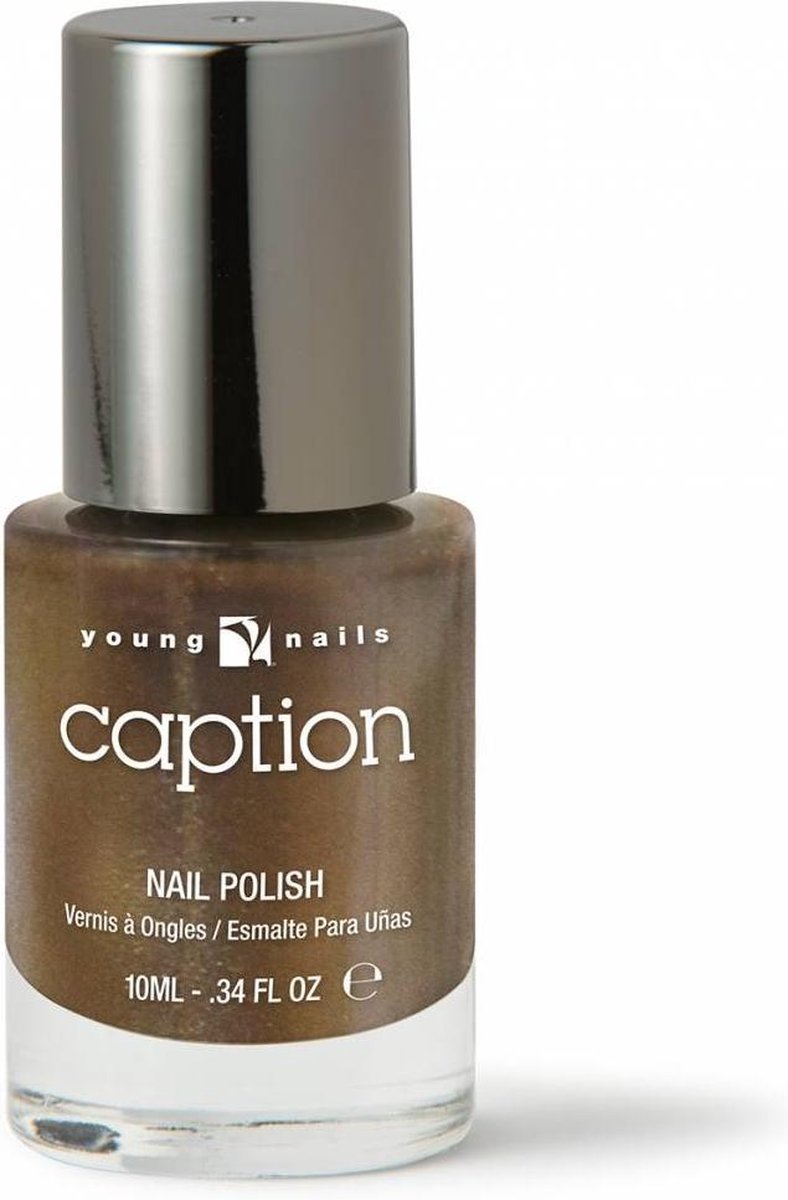 Goedkoopste Young Nails Caption Nagellak 153 - Shine The Light - Goud/Bruin