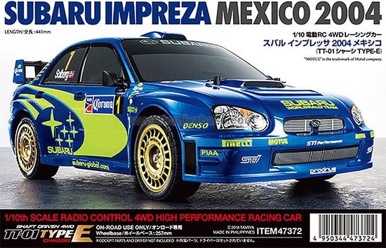 TAMIYA Subaru Impreza WRX STI - Radiografisch Bestuurbaar - 47372