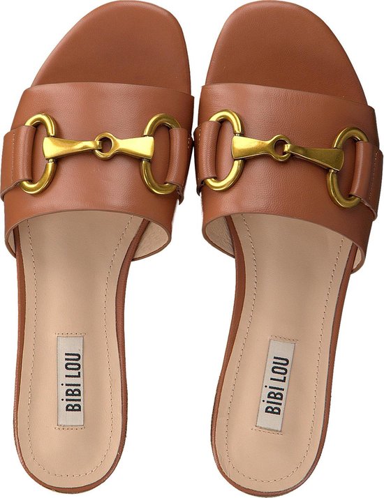 Bibi Lou Dames Slippers 520z10vk - Cognac - Maat 37 | bol.com