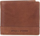 Spikes & Sparrow Jonas Leren Billfold - RFID - 6 pasjes - Brandy