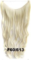 Wire hair extensions wavy blond - F60/613