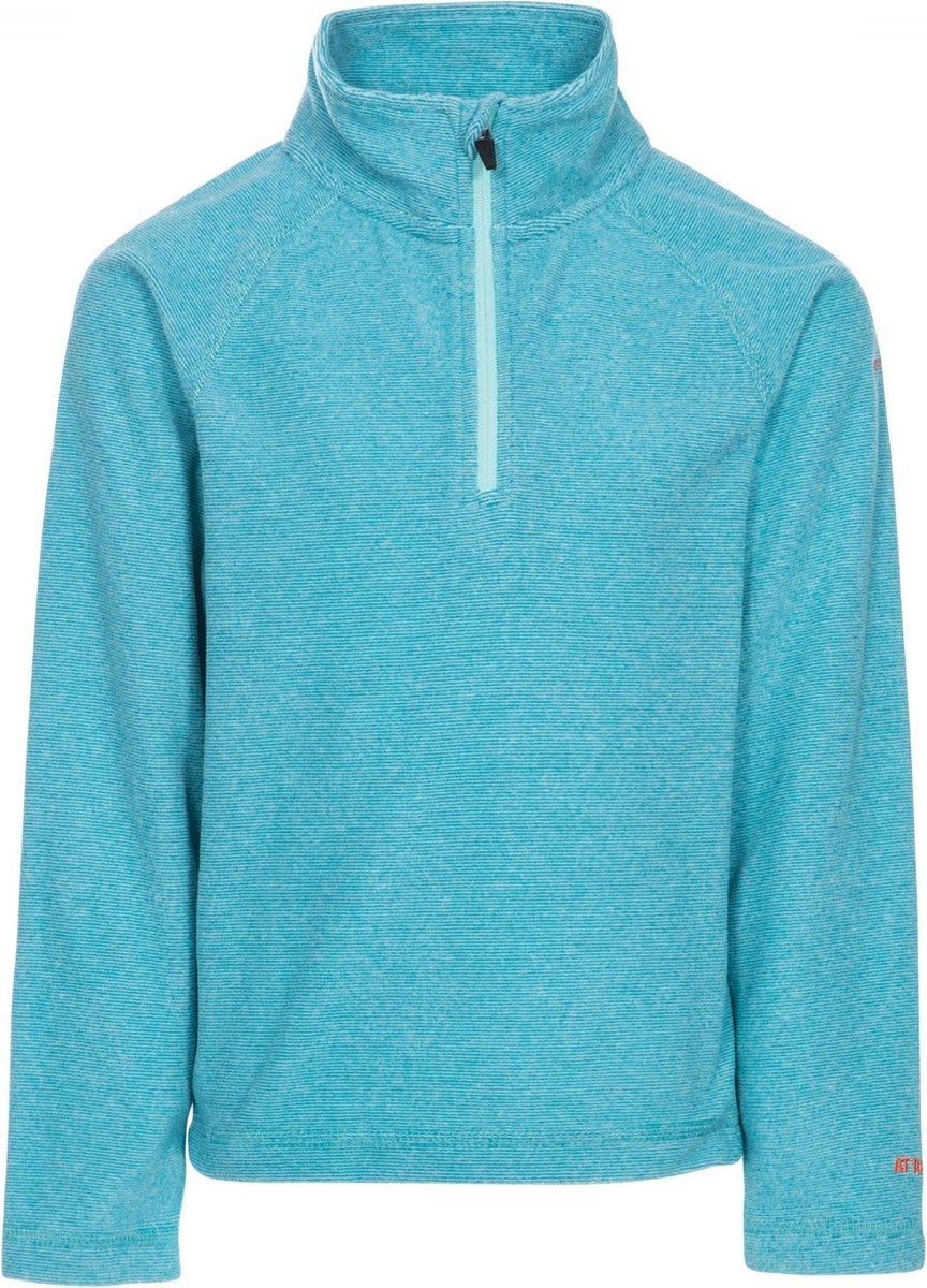 Trespass kinderfleecejas/fleecepullover Meadows Kids Fleece At100 Marine-7/8 Blauw