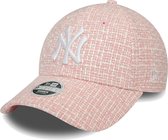 New Era Tweed New York Yankees Dames Cap 60434980 - Kleur Roze - Maat 1SIZE
