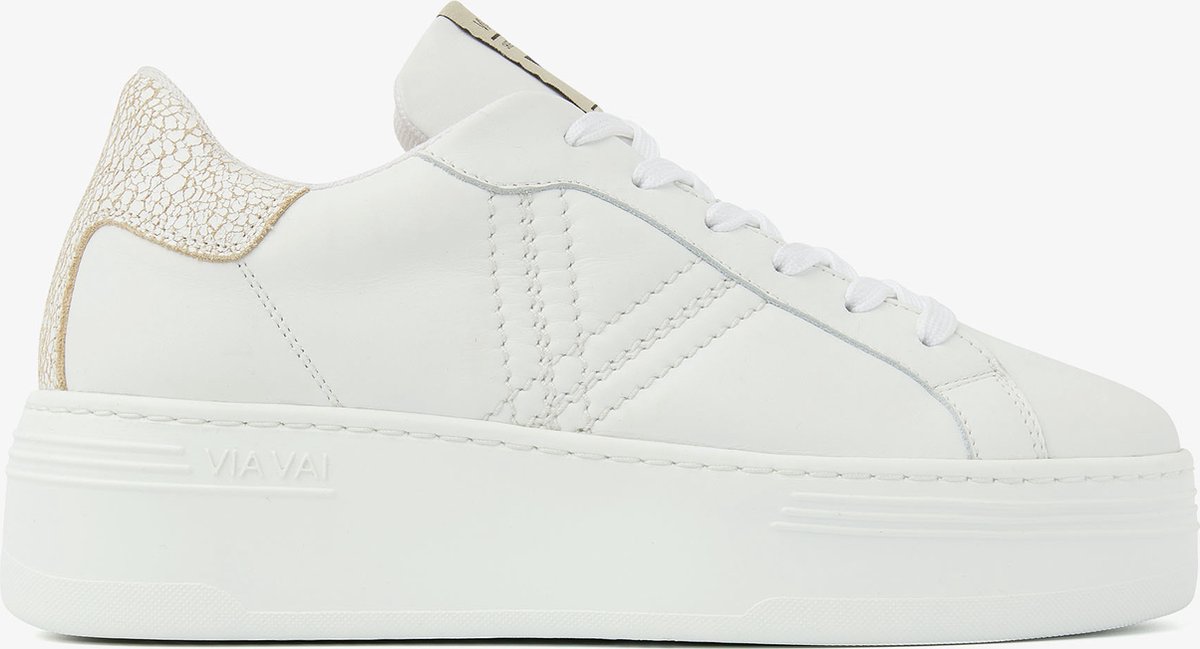 VIA VAI Isa Layne Sneakers Leer Wit Maat 37 bol