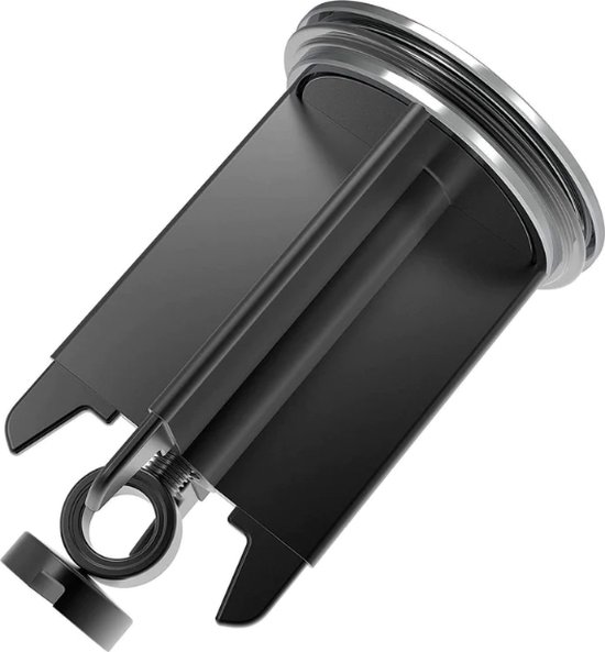 Waterval Metaalstop Waste Plug Universeel – Plugstop badkamer - afvoerplug voor wastafel en bidet - Waste-Stop Chrome 40mm - waterval