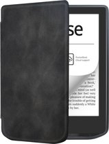 Case2go - E-reader Hoes geschikt voor PocketBook Verse / Pro - Sleepcover - Met Handstrap - Auto/Wake functie - Magnetische sluiting - Zwart