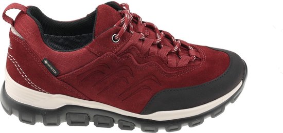 Gabor rollingsoft sensitive 96.927.38 - dames rollende wandelsneaker - rood - waterdicht - (EU) (UK)
