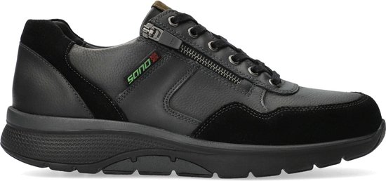 Mephisto Amory - heren sneaker - zwart - maat 47.5 (EU) 12.5 (UK)