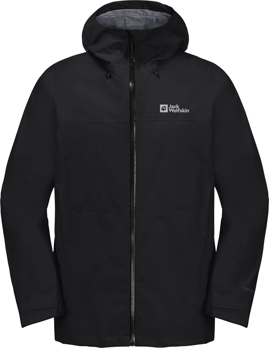 Jack Wolfskin Highest Peak 3L JKT – Outdoor Kleding Jassen Waterdichte jassen Grijs