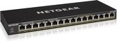 NETGEAR GS316PP Non-géré Gigabit Ethernet (10/100/1000) Connexion Ethernet, supportant l'alimentation via ce port (PoE) Noir