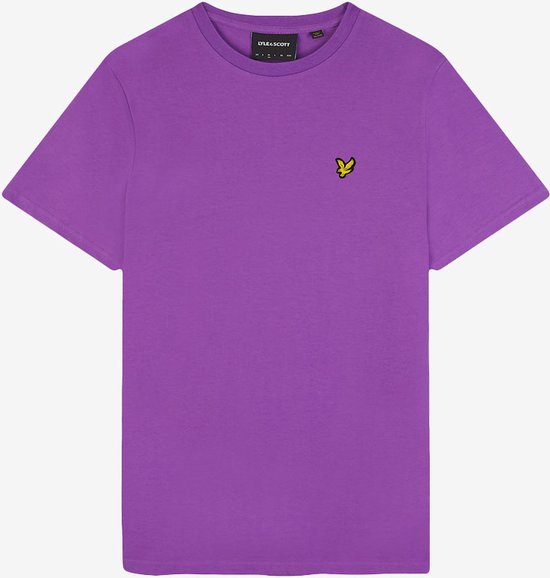 Plain T-Shirt - Paars - XS