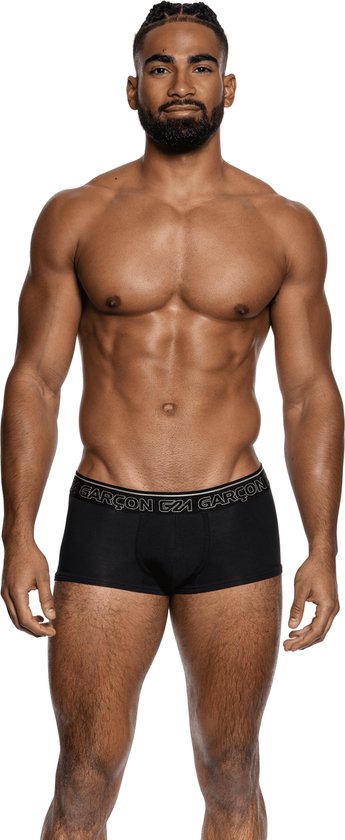 Garçon Black Bamboo Trunks - Heren Ondergoed - Boxershort voor Man - Mannen Boxershort