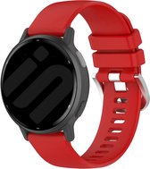 Strap-it Smartwatch siliconen Classic bandje - geschikt voor Garmin Vivoactive 4 (45mm) / Venu 2 / Venu 3 / Forerunner 255 / Forerunner 265 - rood
