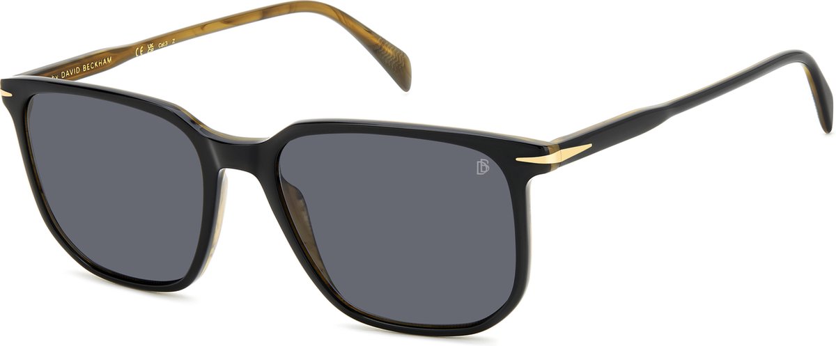 David Beckham Db 1141/S Rechthoekig Acetaat Polariserend Heren Zonnebril