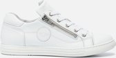 Aqa Sneakers wit Leer - Dames - Maat 36