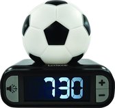 Wekker Voetbal 3D Numérique - Affichage LED - Utilisation Facile - Zwart/ Wit
