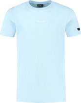 Ballin Amsterdam - Heren Regular fit T-shirts Crewneck SS - Lt Blue - Maat L