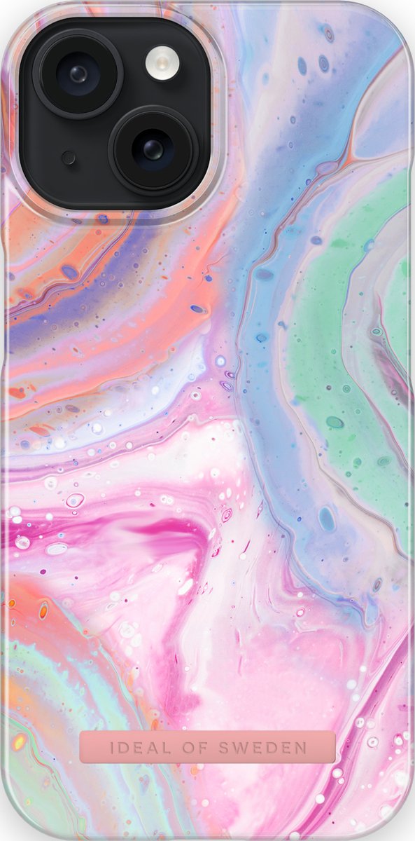 iDeal of Sweden Fashion Case MagSafe iPhone 15 Pastel Marble