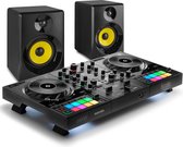DJ starter set met Hercules DJControl Inpulse 500 en Vonyx SMN40B actieve studio monitors