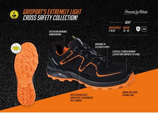 Chaussures de travail Grisport Cross Safety Horizon Boa S3 taille 41