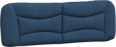 vidaXL-Hoofdbordkussen-160-cm-stof-blauw