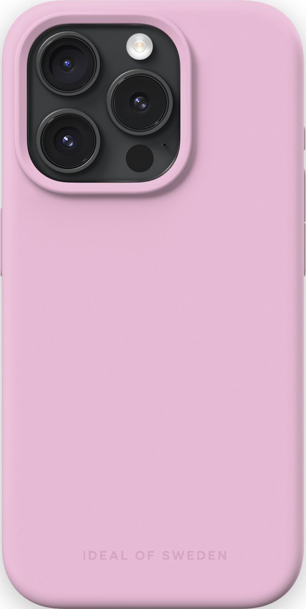 iDeal of Sweden Silicone Case MagSafe iPhone 15 Pro Bubblegum Pink - Roze