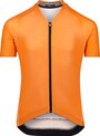 BIORACER Wielershirt Kinderen korte mouw - Op Art Orange - Speciale pasvorm voor kinderen - Maat 152 | 12 Jaar - Fietskleding voor Kinderen