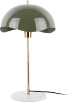 Leitmotiv Tafellamp Waved Dome - Groen - 30x30x56cm - Modern