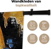 Wandkleed - Wanddoek - Meisje met de Parel - Street art - Kunst - 120x80 cm - Wandtapijt