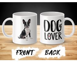 Mok Boston Terrier dog - hond/ Dog lover