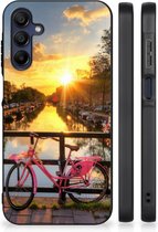 Coque de téléphone adaptée au Samsung Galaxy A15 Créez une coque avec bord noir Canaux d'Amsterdam