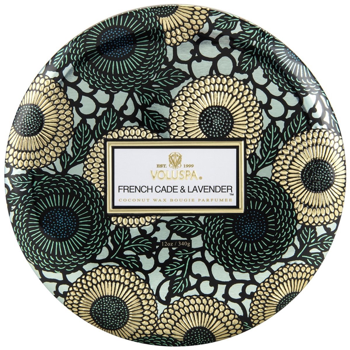 Voluspa 3 Wick - Geurkaars - 340gr - French Cade Lavender