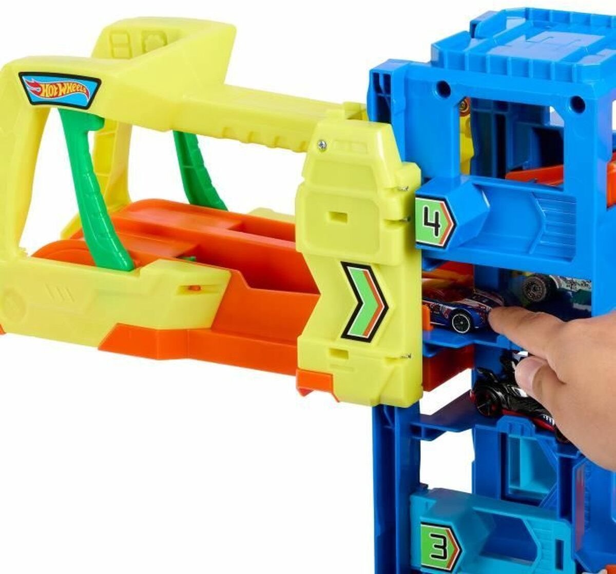 Hot Wheels Let's Race Netflix - Coffret Jeu De Construction City Garage