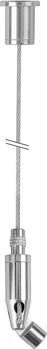 STAS ophangset (5stuks -200cm) met inwendig M6 schroefdraad kantelhaak en plafondbevestiging