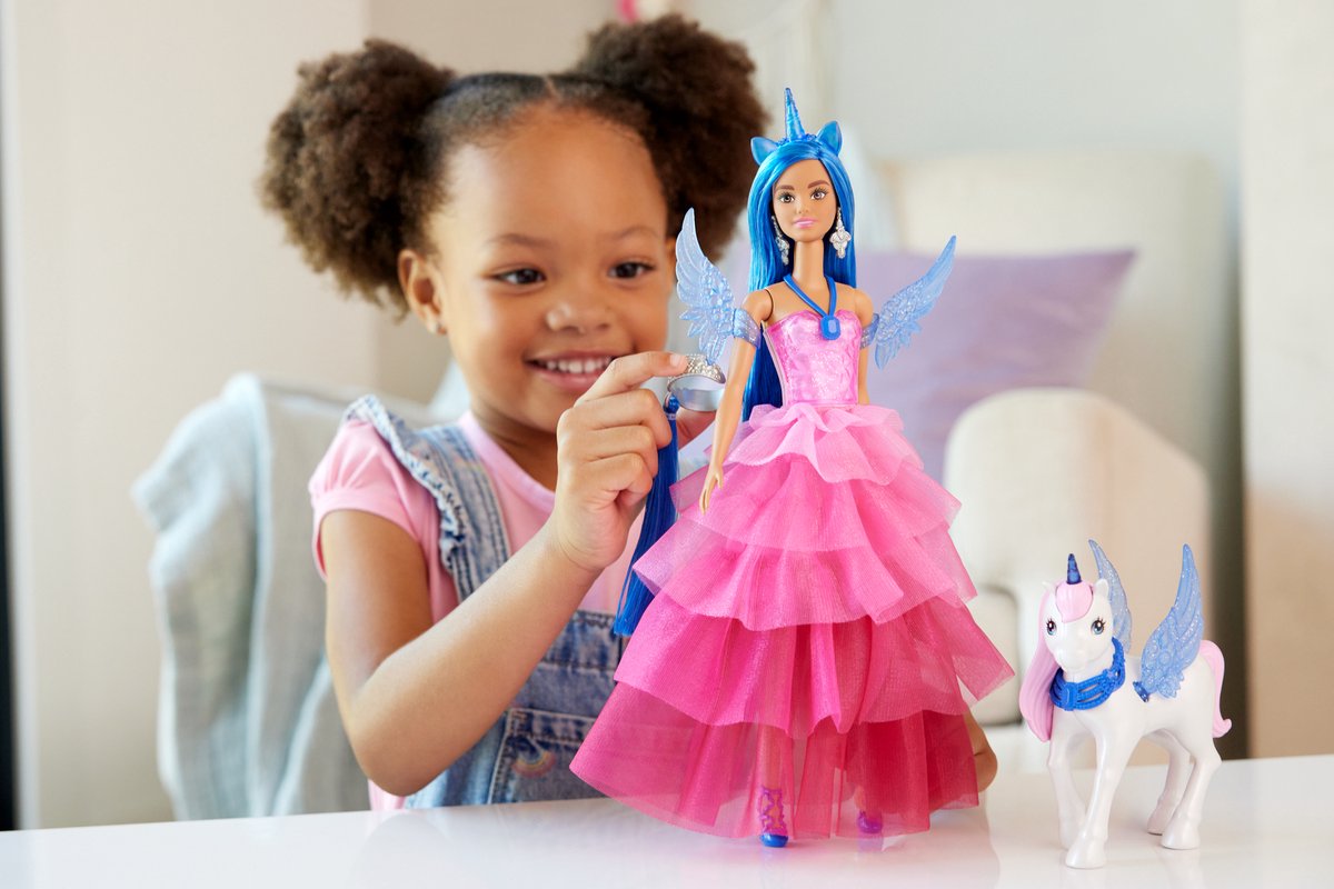 Barbie 65 jaar A Touch of Magic - Eenhoorn pop - Barbiepop — afbeelding 4